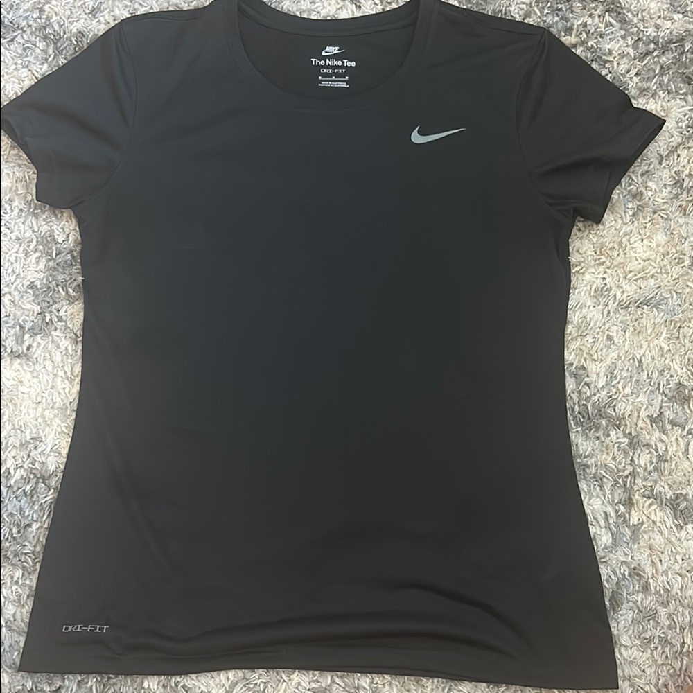 Nike Black Fitted Short Sleeve Tee